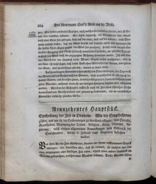 Neunzehentes Hauptstück