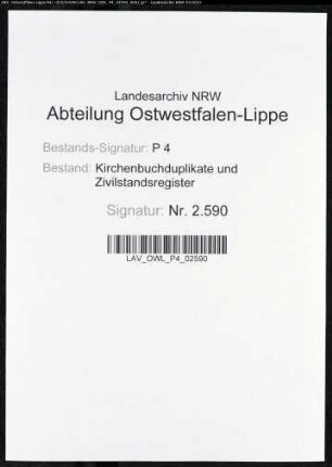 Kirchenbuchduplikat der katholischen Gemeinde Silbach, Kreis Brilon (H 1808-1843). (Gemeinde: Silbach, katholische Gemeinde)