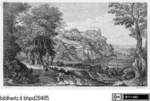 L'Imperiale e Reale Galleria Pitti / illustrata per cura di Luigi Bardi, Firenze : Tipografia Galileiana, 1837-1842, Band 1., Landschaft (Taf. 40)