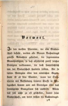 Bruderschafts-Predigten, 1. Zwölf Predigten für die Rosenkranzbruderschaft