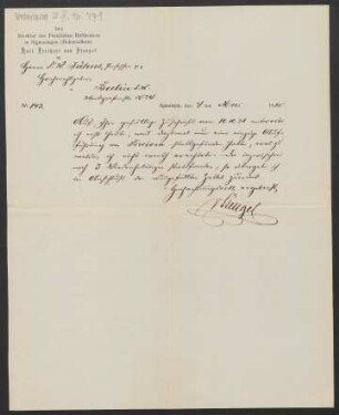 Brief an Friedrich Wilhelm Jähns : 04.05.1880