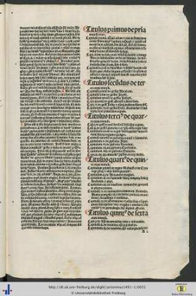 Tabula titulorum et capitulorum.