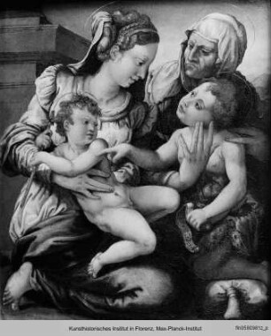 Maria mit Kind, Heiligem Johannes und Heiliger Elisabeth - Madonna col bambino, San Giovannino e Santa Elisabetta