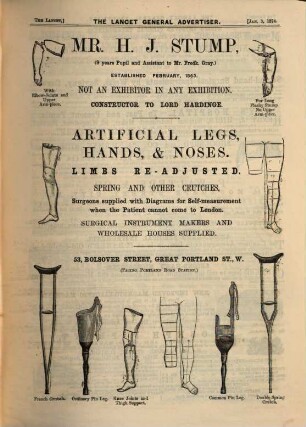 The lancet. 1874, [3.] Advertiser