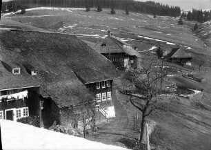 Todtnauberg: Schwarzwaldhaus (hinteres mit Glockentürmchen)