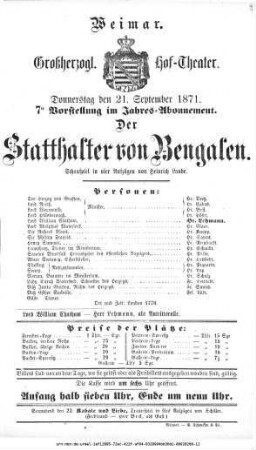 Der Statthalter von Bengalen