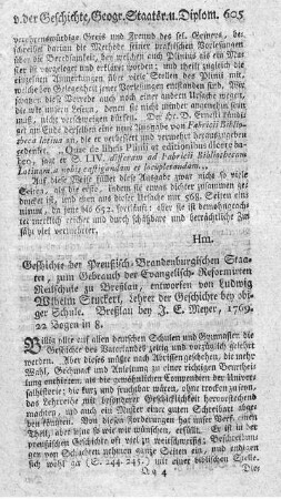 Geschichte der preußisch-brandenburgischen Staaten.