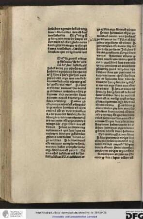 [A]d quartum sic proceditur videtur quod fides nullo sit virtus nulla enim virtus preter intellectualem habet...