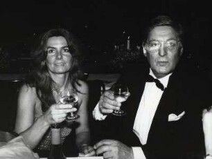 Günter und Lilo Pfitzmann. Presseball 1984.
