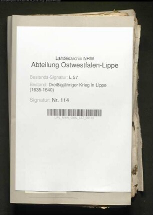 Lippe-Brakische Kriegsangelegenheiten