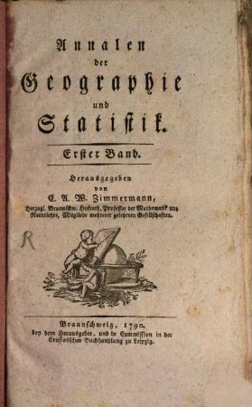 Annalen der Geographie und Statistik. 1,1/6, 1,1/6. 1790