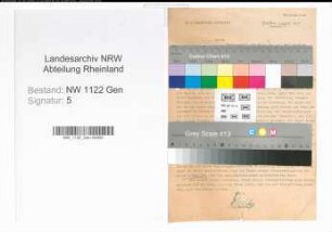 Schriftverkehr und Auszüge aus den Sitzungsprotokollen: G