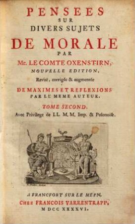 Pensees Sur Divers Sujets De Morale, Tome Second