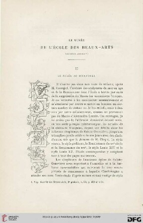 3. Pér. 4.1890: Le musée de l'École des Beaux-Arts, 2