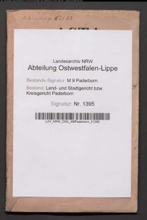Erblasser: Klingelbörger, Jodocus Heinrich, geb. Reneke: