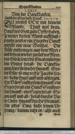LXXIV. Von der Danckbarkeit