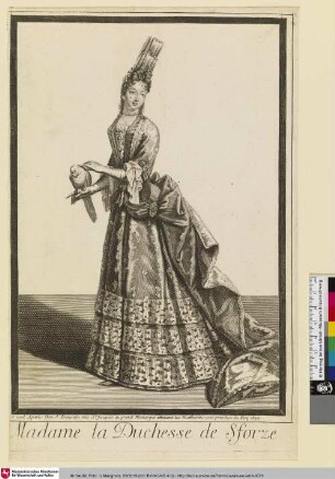 Madame la Duchesse de Sforze