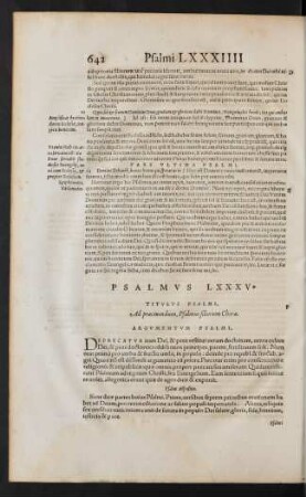 Psalmus LXXXV.
