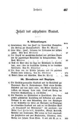 407-408 Inhaltsverzeichnis