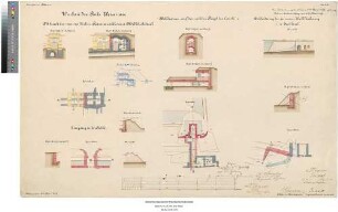 Fort Weisenau [der Festung Mainz], Umbau: Abbruch der kasemattierten Traverse rechts vom Mittel-Reduit