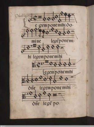 Orlandus Lassus : Legem pone mihi