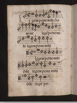 Orlandus Lassus : Legem pone mihi