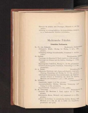 Medicinische Fakultät.
