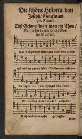 Die schöne Historia von Joseph ...