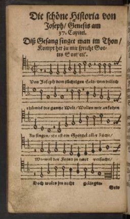 Die schöne Historia von Joseph ...