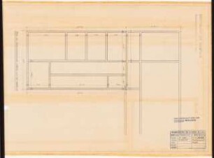 Reichsluftfahrtministerium, Berlin Baubüro im Baugelände: Erweiterung: Grundriss 1:100