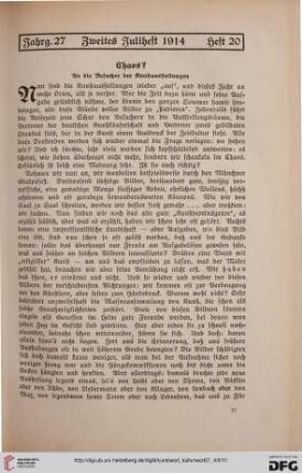 27: Chaos? : An die Besucher der Kunstausstellungen