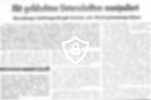 Mit gefälschten Unterschriften manipuliert