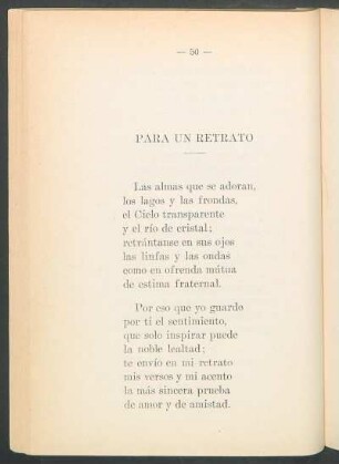 Para un retrato