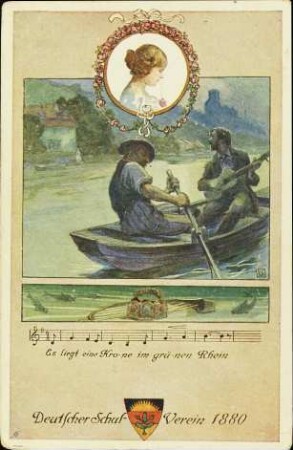 Es liegt eine Krone im grünen Rhein
