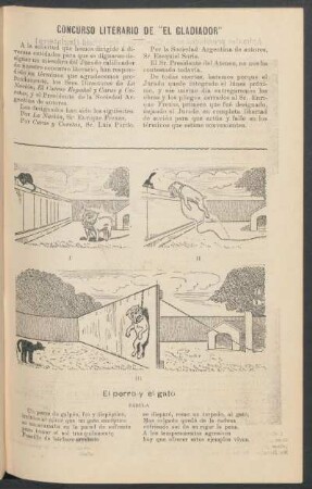 El perro y el gato - Fábula