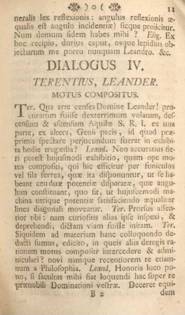 Dialogus IV. Terentius, leander.
