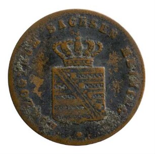 Münze, 1/4 Kreuzer, 1854