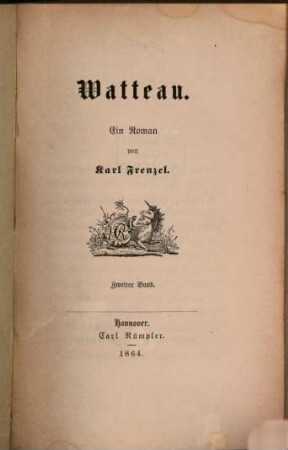 Watteau : Ein Roman, 2