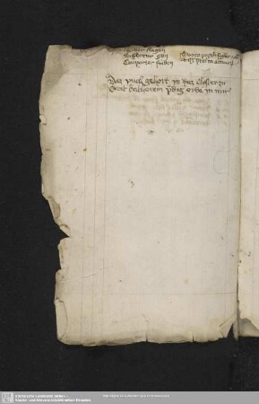 Vorsatz hinten - Besitzvermerke, Zeichnungen, Notizen