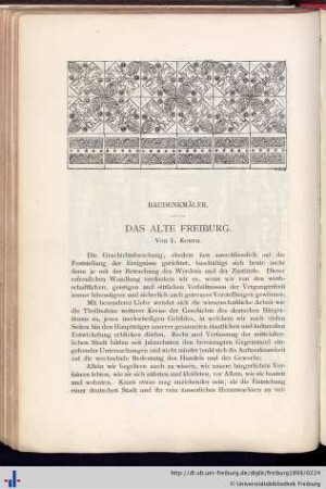 Baudenkmäler.