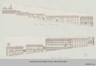 Fassadenansichten von Rom : Fassade des Palazzo della Dataria Apostolica in Rom