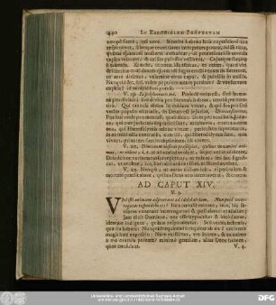 Ad Caput XIV.