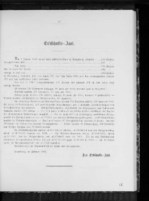 Erbschafts-Amt.