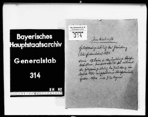 Kommandierung von Generalstabs-Offizieren
