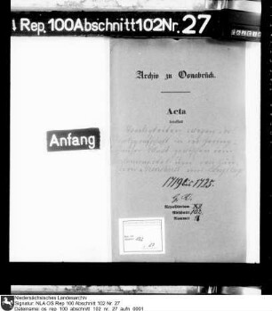 Streitigkeiten wegen der Holzgrafschaft inder Herringhauser Mark zwischen dem Domkapitel un den Häusern Arenshorst und Langelage
