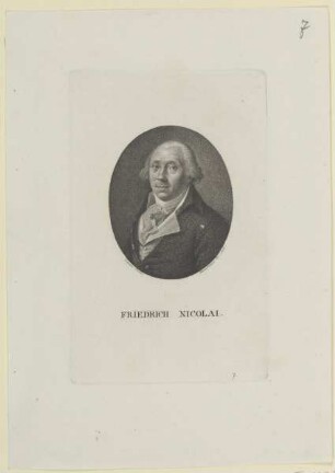 Bildnis des Friedrich Nicolai