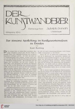 3/4: Der zinnerne Apostelkrug im Kunstgewerbemuseum zu Dresden