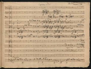 Messen. Auszüge; V (4), orch, bc; d-Moll