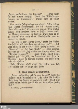 8. Nach Regen Sonnenschein