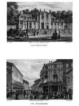 Tafel: Loge Royale-York; Der Mühlendamm